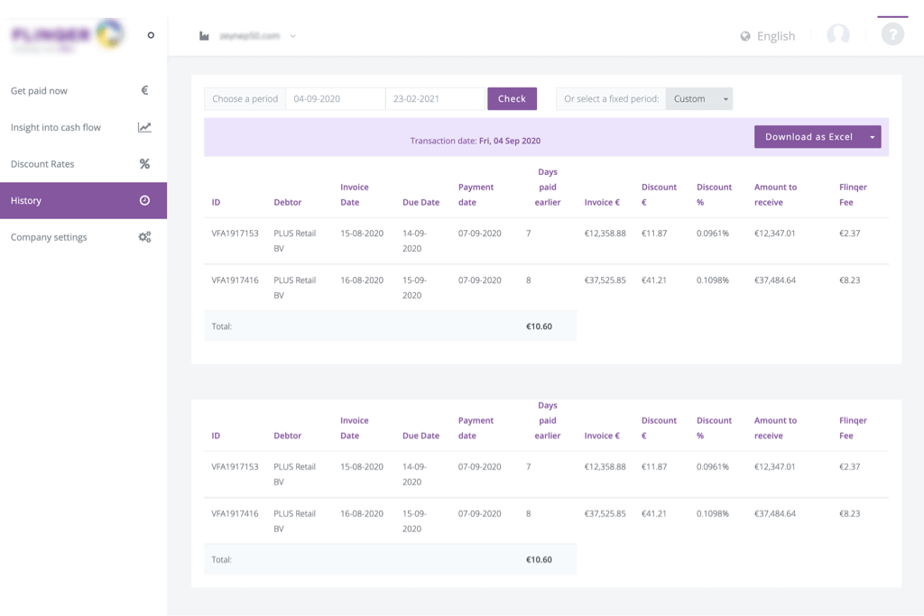 Fintech SaaS tool to improve supply chain