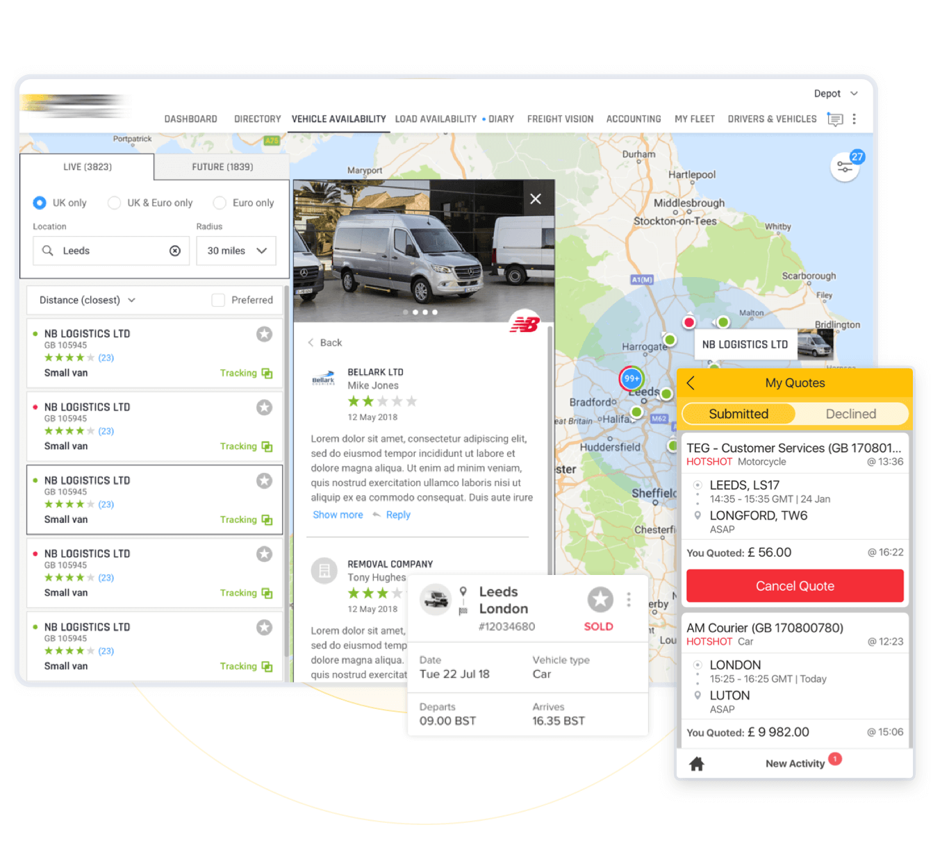 SaaS software development for logistics