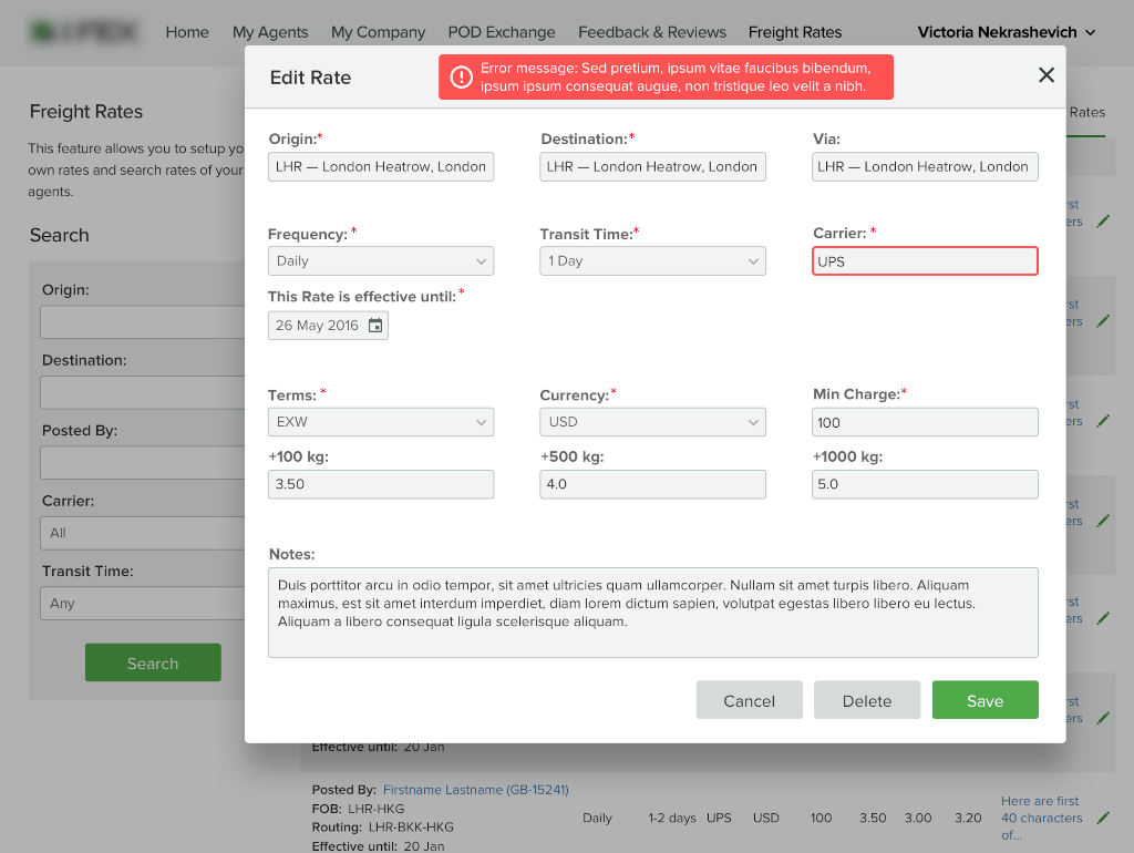 Fintech SaaS tool to improve supply chain