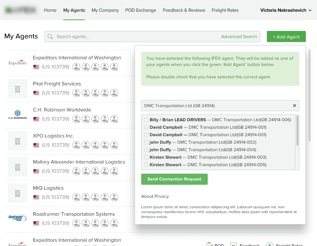 Courier SaaS tool